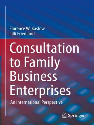 cover image of Consultation to Family Business Enterprises